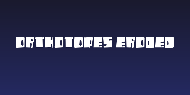 Orthotopes Eroded Social Header