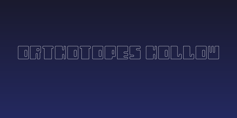 Orthotopes Hollow Social Header