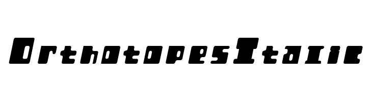 Orthotopes Italic  免费字体下载