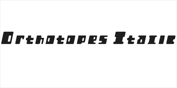 Orthotopes Italic Logo