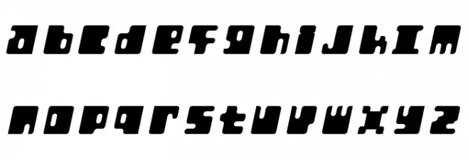 Orthotopes Italic फ़ॉन्ट लोअरकेस