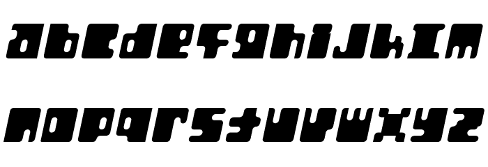 Orthotopes Italic Font LOWERCASE