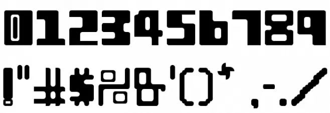 Orthotopes Font OTHER CHARS