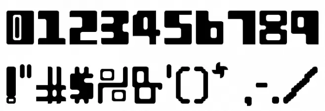 Orthotopes Font OTHER CHARS