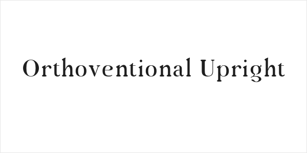 Orthoventional Upright Logo