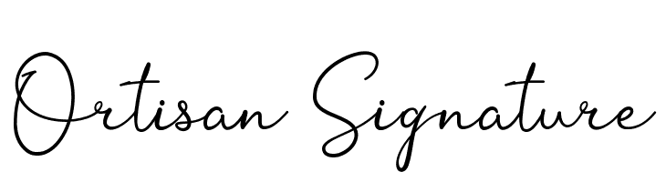 Ortisan Signature  Free Fonts Download