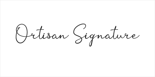 Ortisan Signature Logo