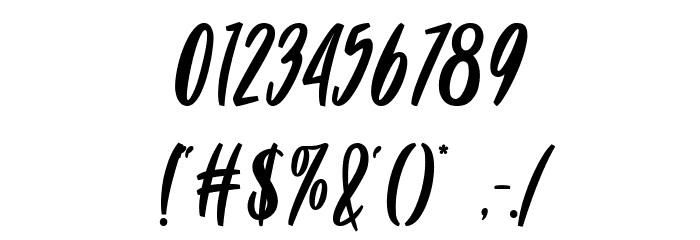 Ortizan Waves Font OTHER CHARS
