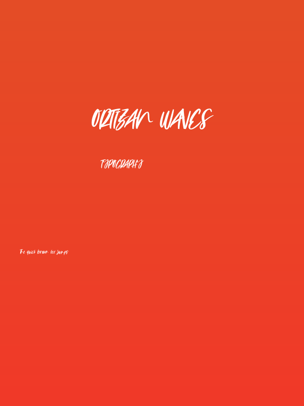 Ortizan Waves Poster