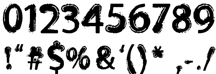 Orust フォント その他の文字