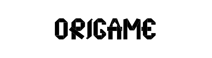 origame Font