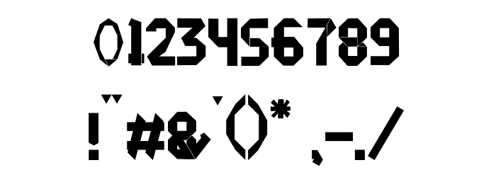 origamen Font OTHER CHARS
