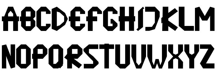 origamen Font LOWERCASE
