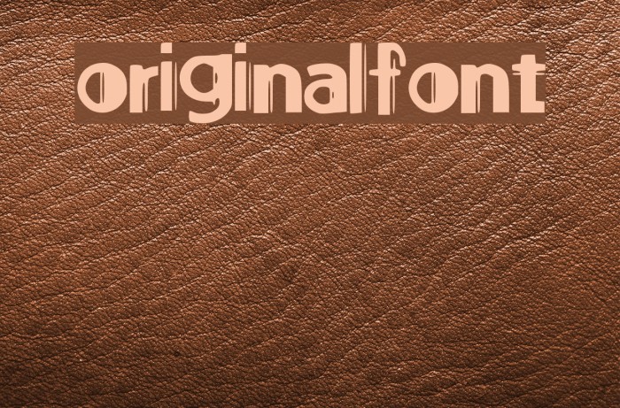 original_font Font - FFonts.net