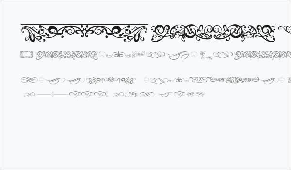 ornaments labels and frames Business Card