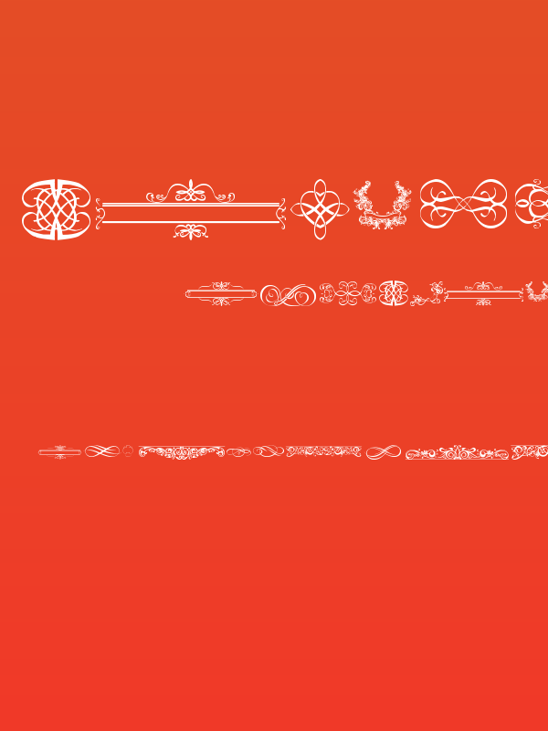 ornaments labels and frames Poster