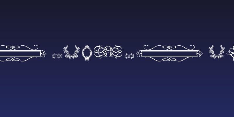 ornaments labels and frames Social Header