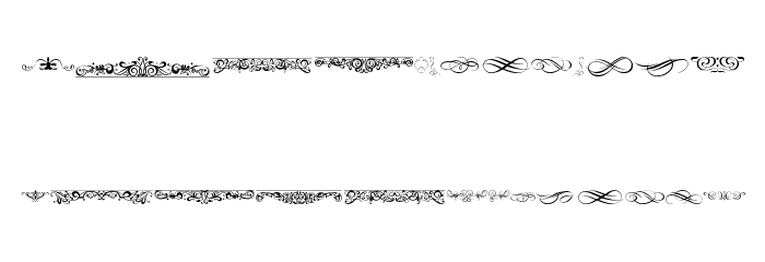 ornaments labels and frames Font LOWERCASE
