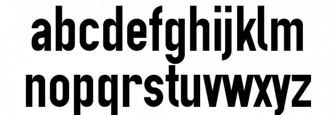 OSP-DIN Caratteri MINUSCOLO
