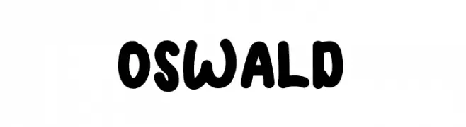 OSWALD  Frei Schriftart Herunterladen