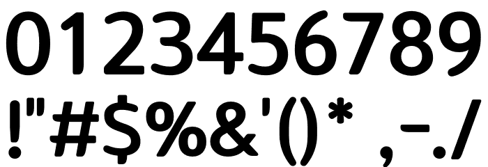 OSeong and HanEum Bold 字体 其它煤焦