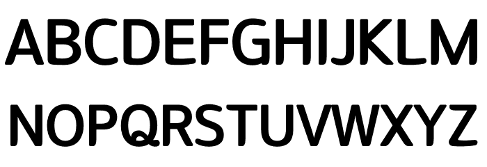 OSeong and HanEum Bold 字体 大写