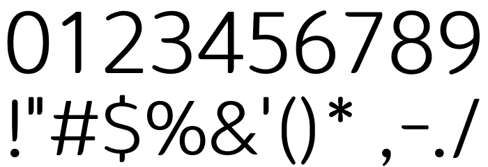 OSeong and HanEum Regular 字体 其它煤焦