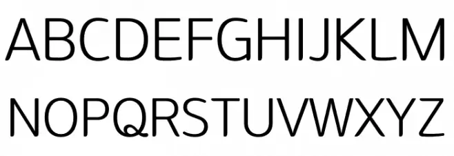 OSeong and HanEum Regular Font UPPERCASE