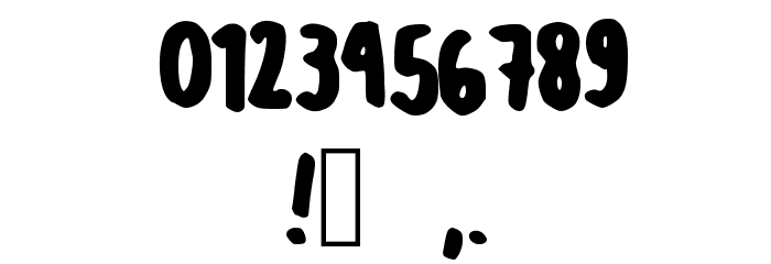 OSinistromanoBLK Font OTHER CHARS
