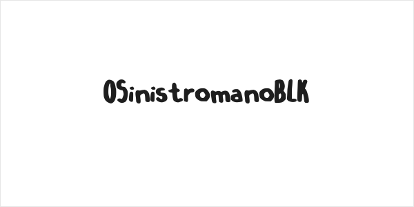 OSinistromanoBLK Logo