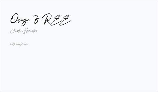 Osage FREE Business Card