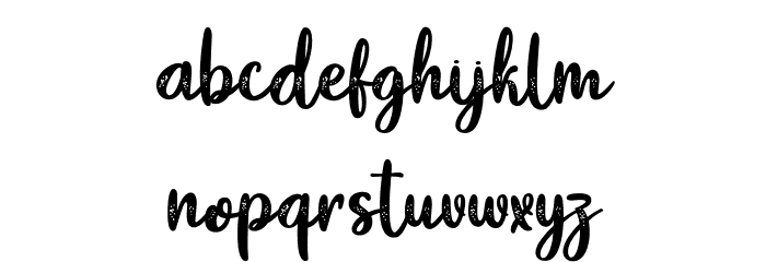 Osaka Mustache - Personal Use Font LOWERCASE