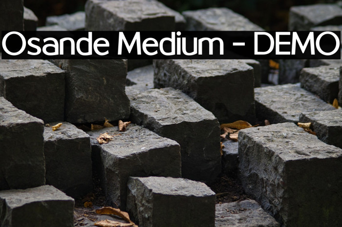Osande Medium - DEMO Example 3