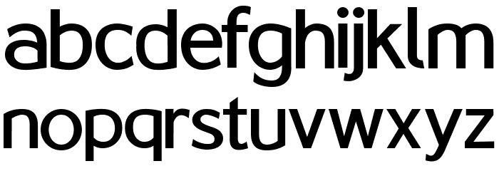 Osande Medium - DEMO Font LOWERCASE