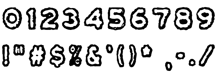 Osasto 329 suljettu Font OTHER CHARS