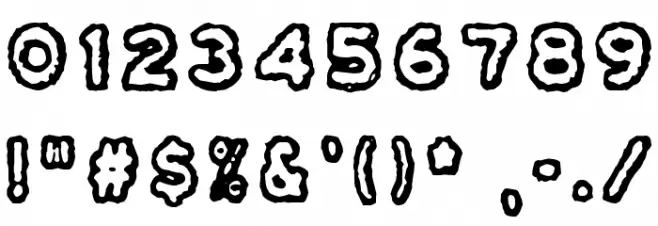 Osasto 329 suljettu Font OTHER CHARS