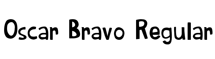 Oscar Bravo Regular  font caratteri gratis