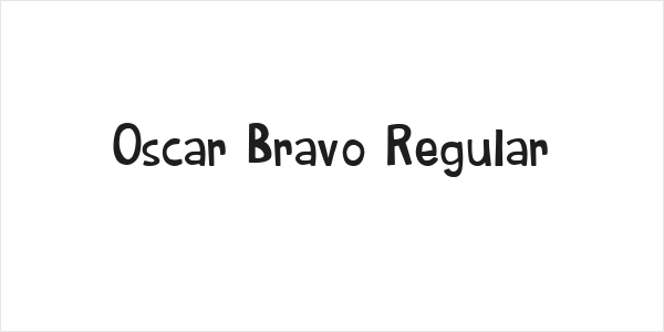 Oscar Bravo Regular Logo