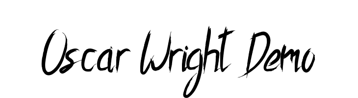 Oscar Wright Demo  Free Fonts Download
