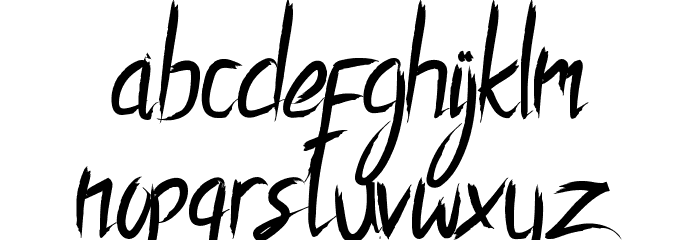 Oscar Wright Demo Font LOWERCASE