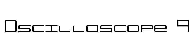 Oscilloscope 4  les polices de caractères gratuit tlcharger
