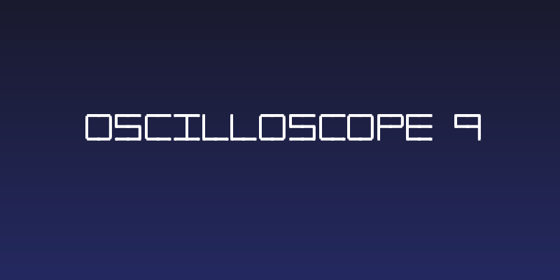 Oscilloscope 4 Social Header