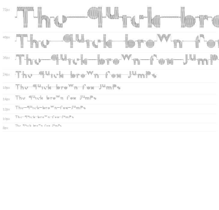Oscilloscope Regular Waterfall