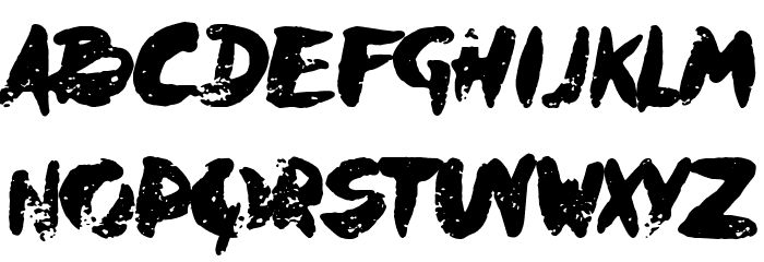 Oscuro Club Font LOWERCASE