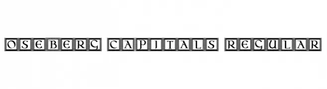 Oseberg Capitals Regular  Frei Schriftart Herunterladen