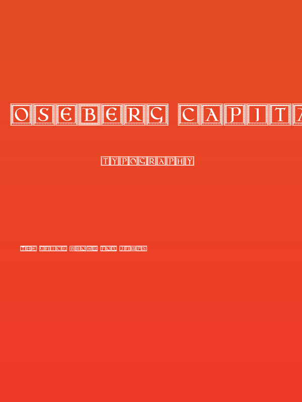 Oseberg Capitals Regular Poster