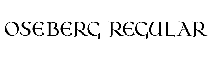 Oseberg Regular  Frei Schriftart Herunterladen