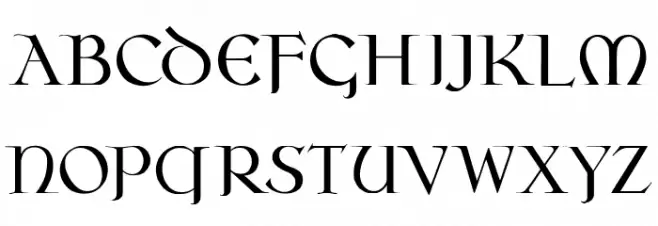 Oseberg Regular Schriftart Groß