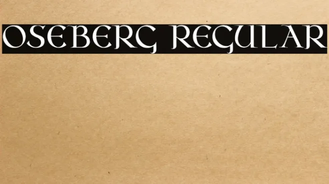 Oseberg Regular Example 3