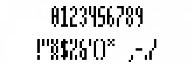 OseeMono Font OTHER CHARS